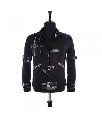 Mens Michael Jackson Fashion Jackets Punk Bad Black Gothic Fashion Jacket 